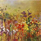 Michael Paintings - Floral Jubilee by Michael Longo